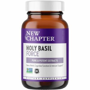 Holy Basil Force 120 liquid vegcaps by New Chapter