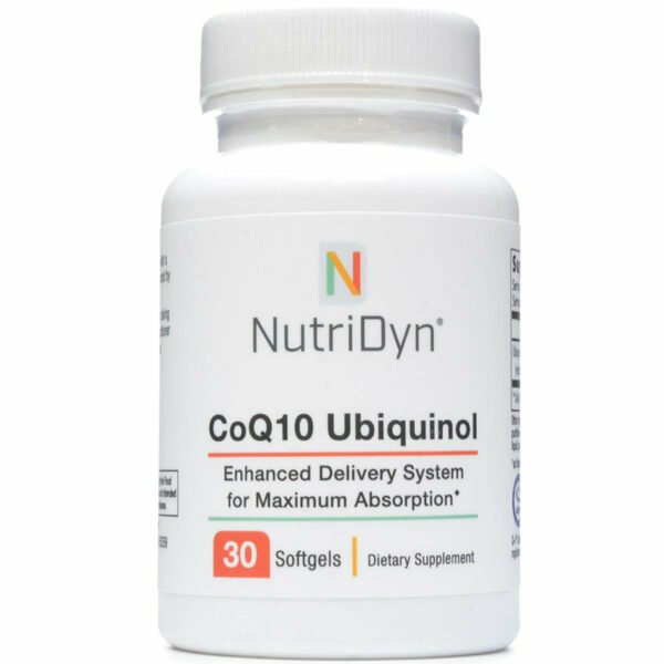CoQ10 Ubiquinol 100 mg 30 softgels by Nutri-Dyn