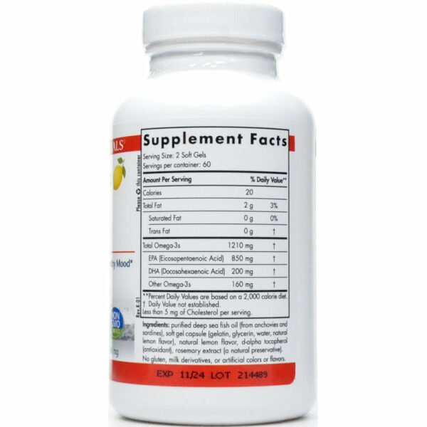 ProEPA Lemon Flavor 120 gels by Nordic Naturals - Image 2