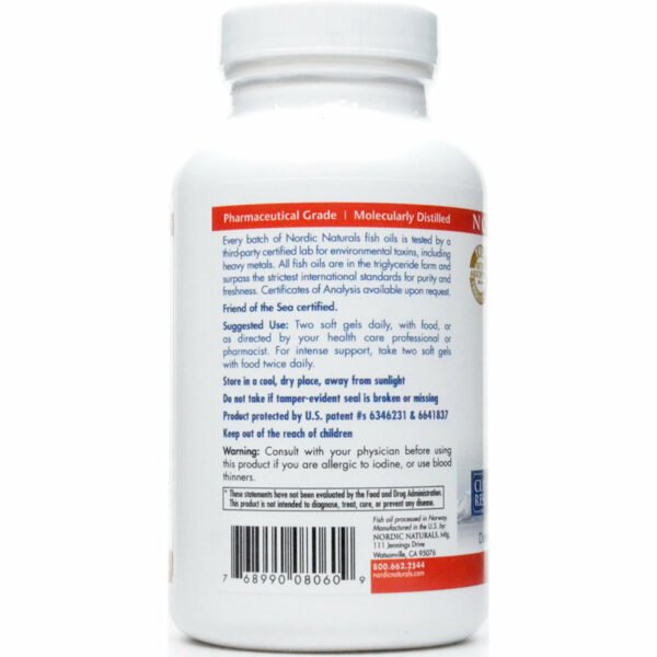 ProEPA Lemon Flavor 120 gels by Nordic Naturals - Image 3