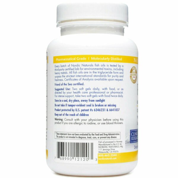 ProOmega Lemon 650 EPA/450 DHA by Nordic Naturals - Image 3