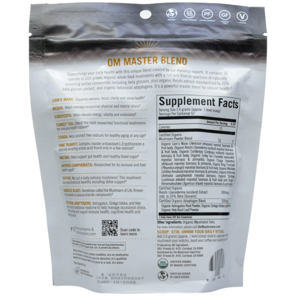 Mushroom Master Blend Powder By Om Mushroom - Image 4