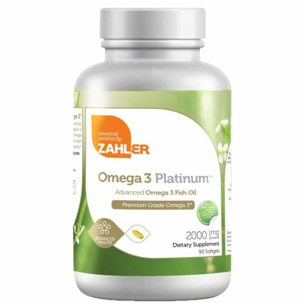 Omega 3 Platinum 90 softgels by Zahler