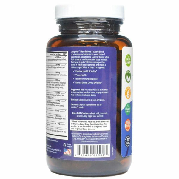 Longevity Men 120 tablets by Pure Essence - Image 4