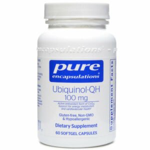 Ubiquinol-QH 100 mg 60 gels by Pure Encapsulations
