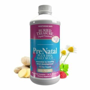 PreNatal plus DHA Complete 16 fl oz by Buried Treasure