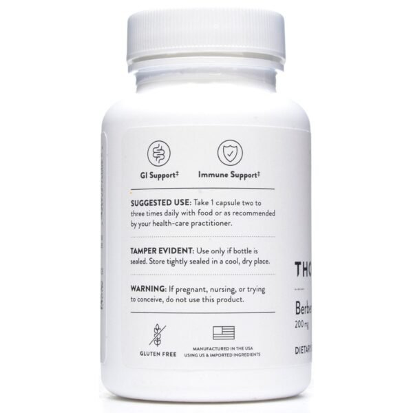 Berberine 200 mg 60 Vegetarian Capsules by Thorne Research - Image 3