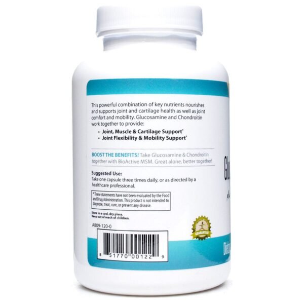 Glucosamine & Chondroitin 120 caps by BioActive Nutrients - Image 3