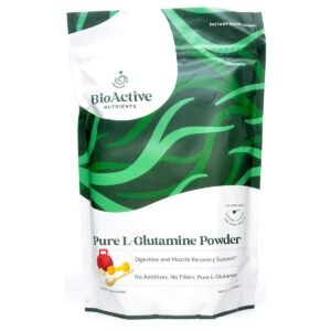 Pure L-Glutamine Powder 454 g by BioActive Nutrients