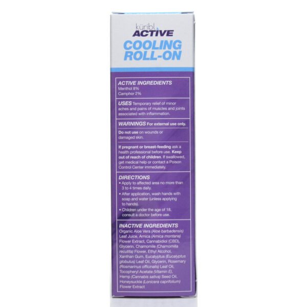 Kuribl Active Cooling Roll-On 2000 mg CBD - Image 4