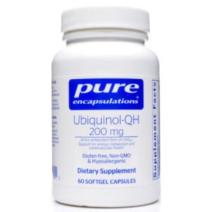 Ubiquinol-QH 200 mg 60 gels by Pure Encapsulations