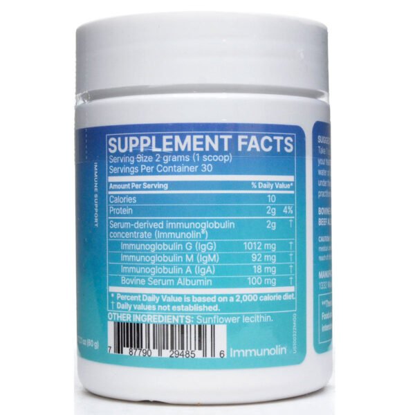 Mega IgG2000 Powder 2.1 oz. by Microbiome Labs - Image 2