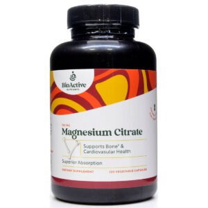 Magnesium Citrate 150 mg 120 veg caps by BioActive Nutrients