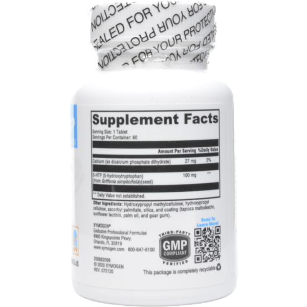 5-HTP CR 60 Tablets by Xymogen - Image 2