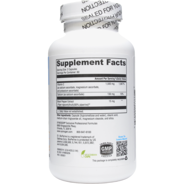 Xcellent C 120 Capsules by Xymogen - Image 2