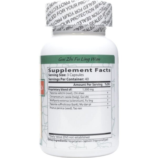 Gui Zhi Fu Ling Wan 120 capsules by Blue Poppy - Image 2