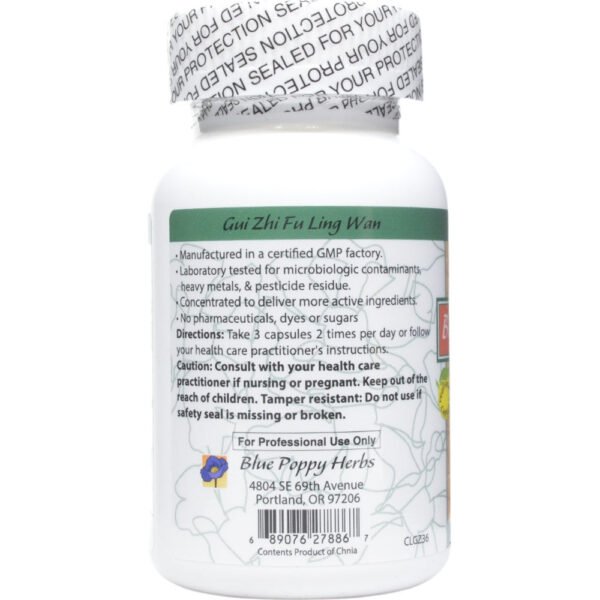 Gui Zhi Fu Ling Wan 120 capsules by Blue Poppy - Image 3