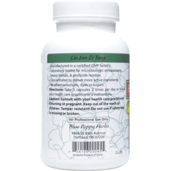 Liu Jun Zi Tang 120 capsules by Blue Poppy - Image 3