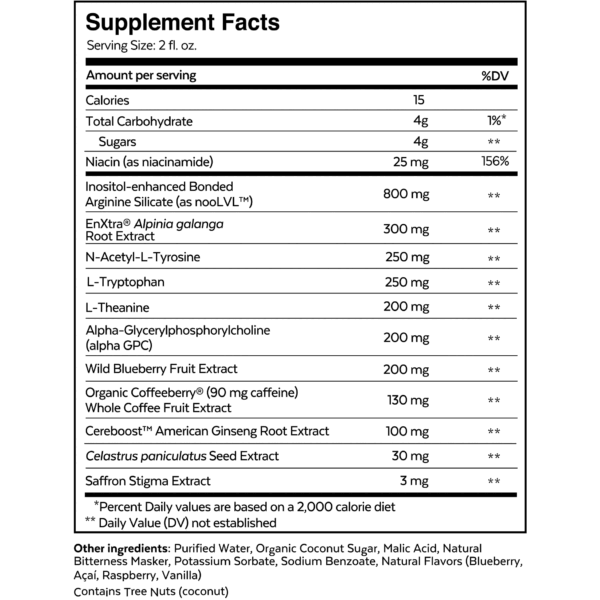 Qualia Nootropic Energy Shot 6 pack by Neurohacker - Image 2