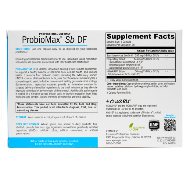 ProbioMax Sb DF by Xymogen - Image 2