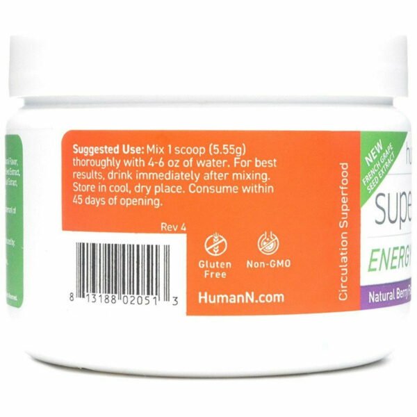 SuperBeets Energy Plus  5.3 oz (30 Servings) by HumanN - Image 4