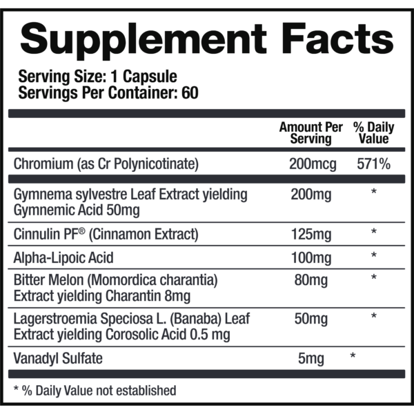 Support Glucose 60 caps by BioMatrix - Image 2