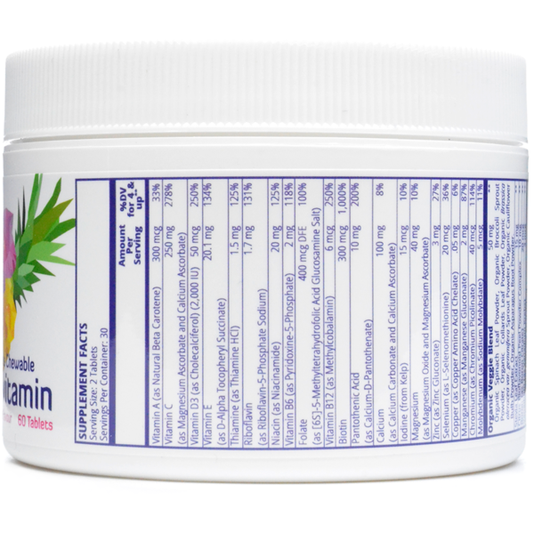 Suppys Children's Chewable Tropical Punch 60 Tabs by TonicSea - Image 2