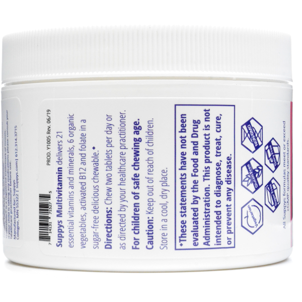 Suppys Children's Chewable Tropical Punch 60 Tabs by TonicSea - Image 5