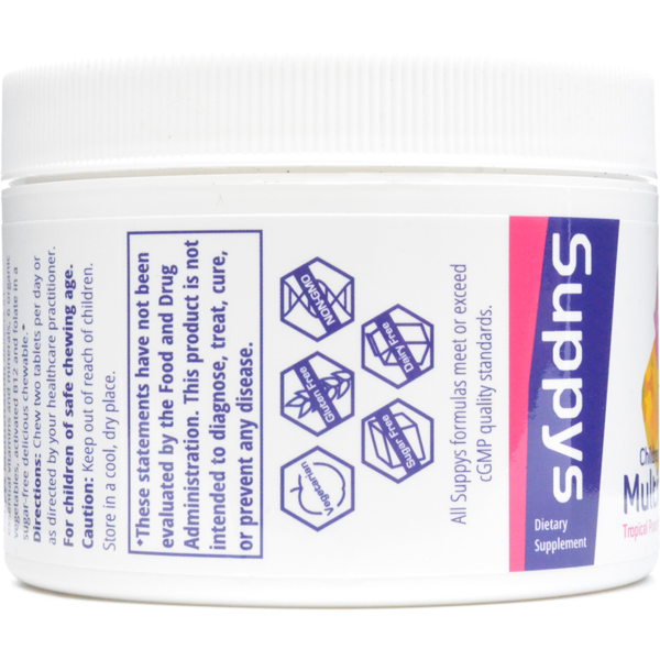 Suppys Children's Chewable Tropical Punch 60 Tabs by TonicSea - Image 6