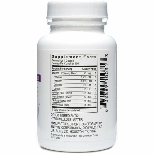 CalmZyme 100 caps by Transformation Enzyme - Image 2