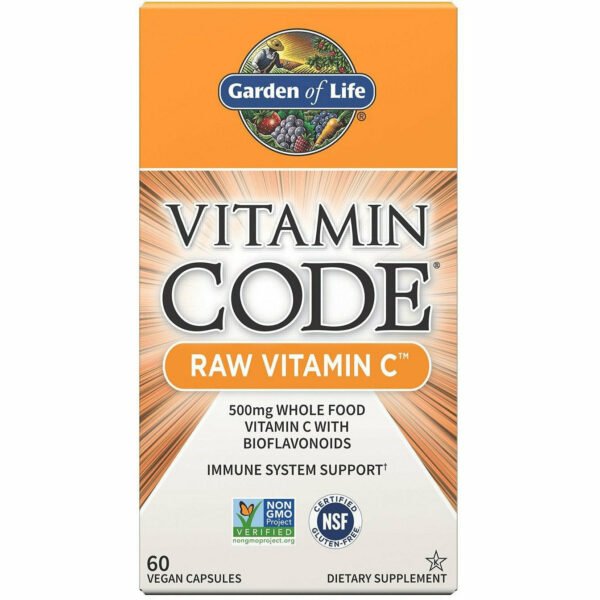 Vitamin Code Raw Vitamin C 60 vcaps by Garden of Life