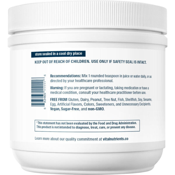 Glycine Powder 250 gms by Vital Nutrients - Image 3