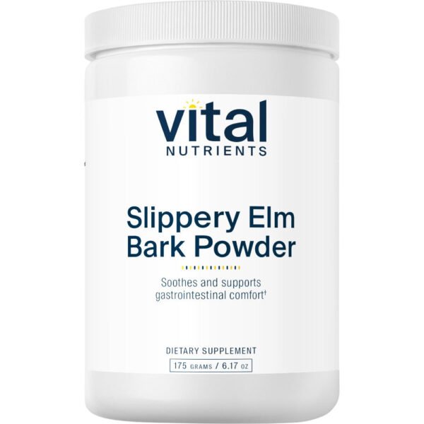 Slippery Elm Bark Powder 175 gms by Vital Nutrients