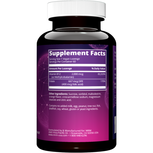 Vitamin B-12 60 loz by Metabolic Response Modifier - Image 2