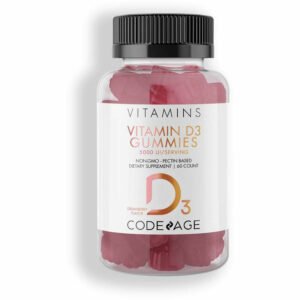 Vitamin D3 5000 IU Strawberry 60 Gummies by CodeAge