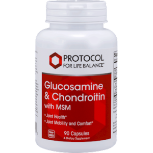 Glucosamine & Chondroitin with MSM 90 caps by Protocol For Life Balance