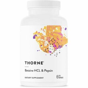 Betaine HCL & Pepsin 225 caps by Thorne Research