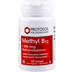 Methyl B12 1000 mcg 100 loz by Protocol For Life Balance