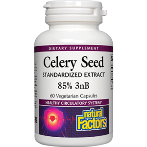Celery Seed Extract 75 mg 60 caps by Natural Factors