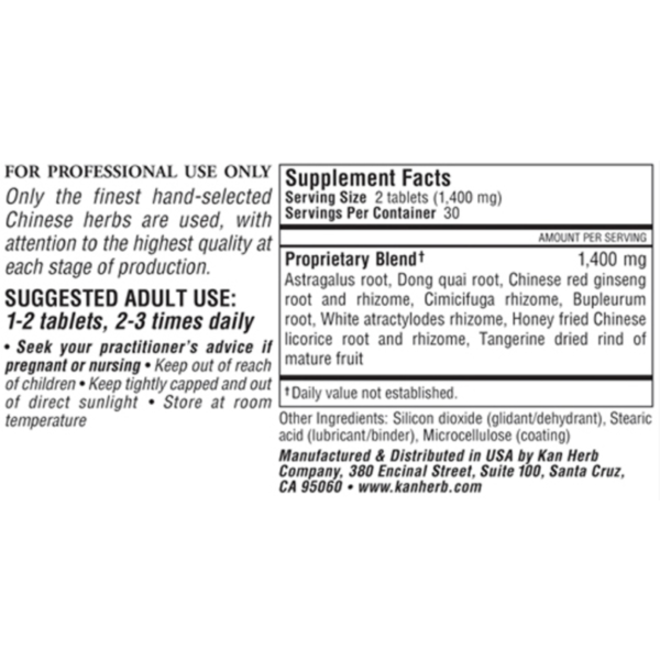 Arouse Vigor 120 tabs by Kan Herbs - Image 2