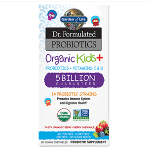 Dr Formulated Organic Kids+ 30 chews by Garden Of Life