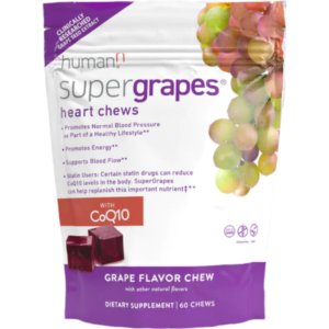 SuperGrapes with CoQ10 60 soft chews by HumanN