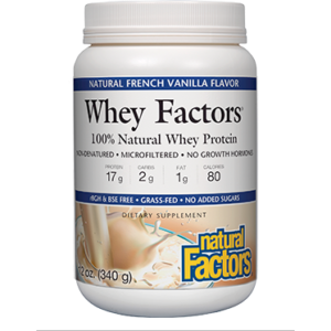 Whey Factors Powder Mix: Vanilla 2 lbs by Natural Factors