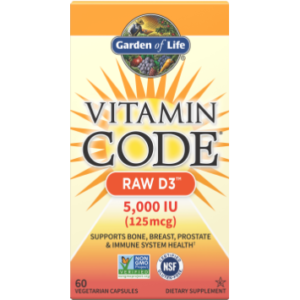 Vitamin Code Raw D3 5000 60 caps by Garden Of Life