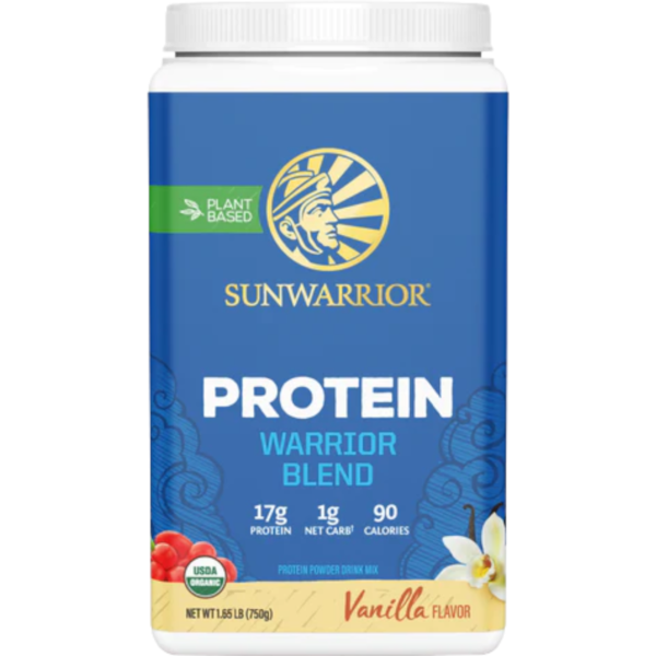 Protein Warrior Blend Vanilla by Sunwarrior - Image 3