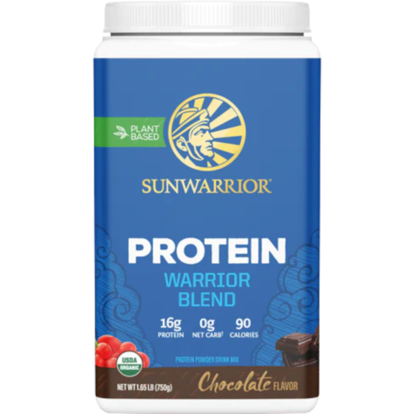 Protein Warrior Blend Chocolate by Sunwarrior - Image 3