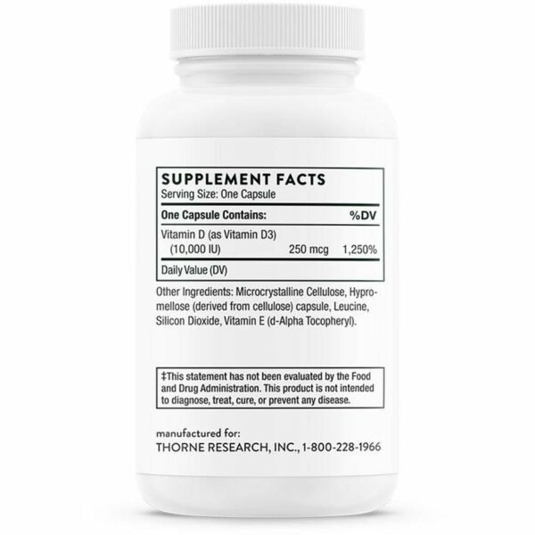 D-10,000 60 Capsules by Thorne Research - Image 2