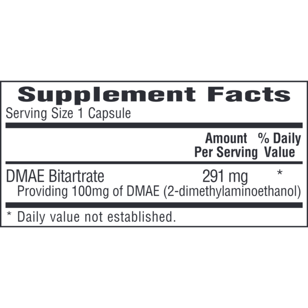 DMAE 100 mg 100 caps by Bio-Tech - Image 2