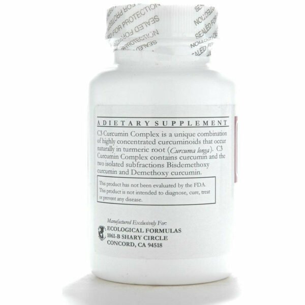C3 Curcumin Complex 60 caps by Ecological Formulas - Image 3