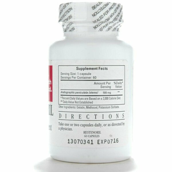 Restenoril 60 caps by Ecological Formulas - Image 2